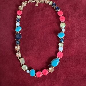 J. Crew Multicolor Gemstone Necklace